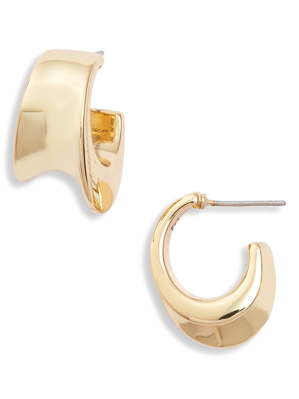 Jenny Bird Bellevue Huggie Earrings Gold